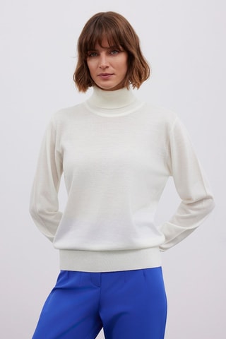 Camisola oversize - Branco