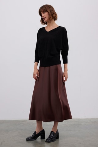 Camisola oversize - Preto