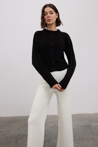 Casaco de malha - Preto