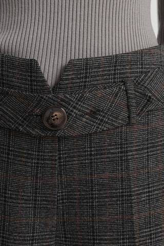 Calças corte cenoura - Antracite