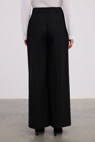 Calças wide legs - Preto