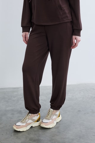 Calças de treino - Castanho