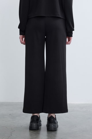 Calças wide legs - Preto