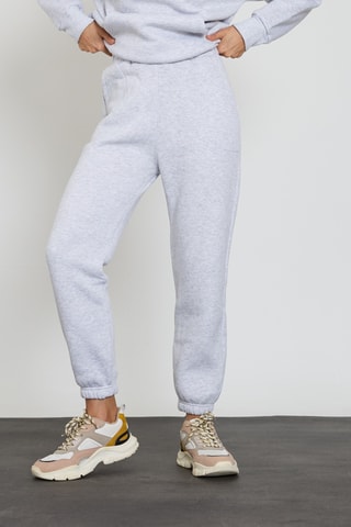 Calças de treino - Cinzento-claro mesclado
