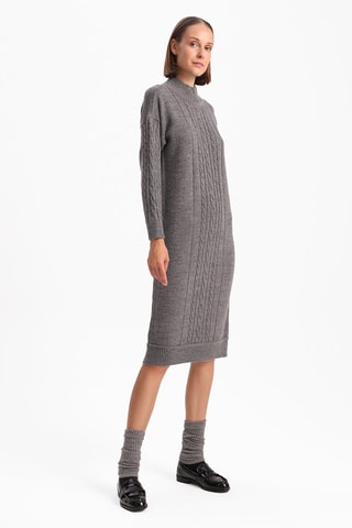 Vestido-camisola - Antracite