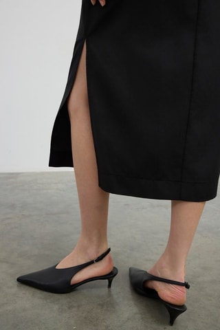 Vestido midi - Preto