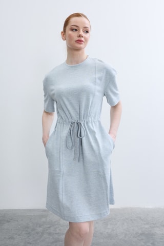 Vestido estilo patinadora - Azul-claro mesclado