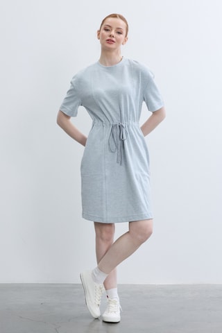 Vestido estilo patinadora - Azul-claro mesclado