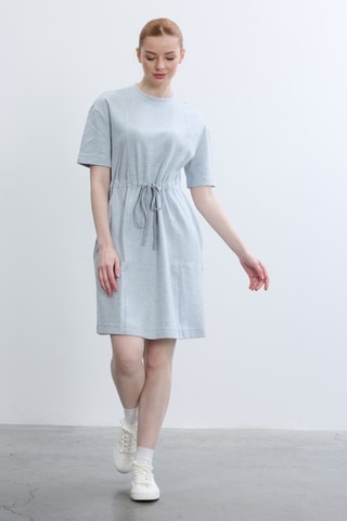 Vestido estilo patinadora - Azul-claro mesclado