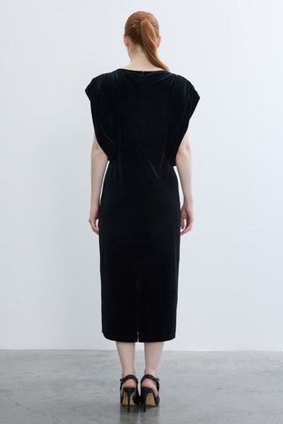 Vestido justo - Preto