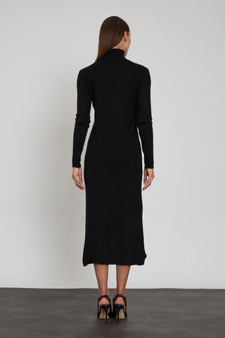 Vestido midi - Preto