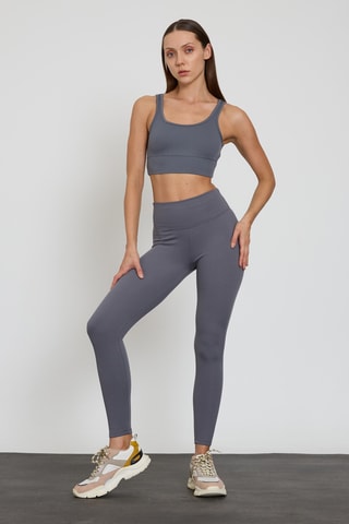 Leggings de cintura subida - Antracite