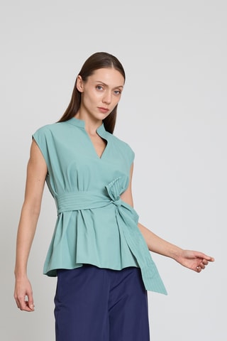Blusa - Verde-água