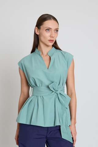Blusa - Verde-água