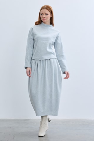 Blusa - Azul-claro mesclado