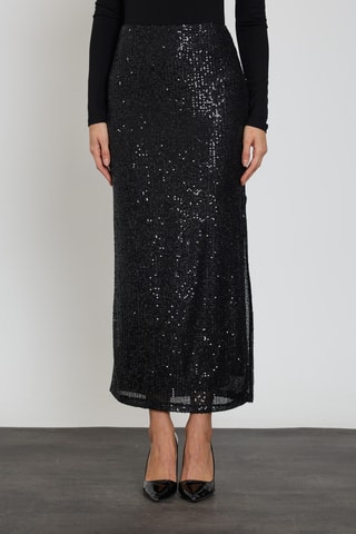 Saia comprida - Preto