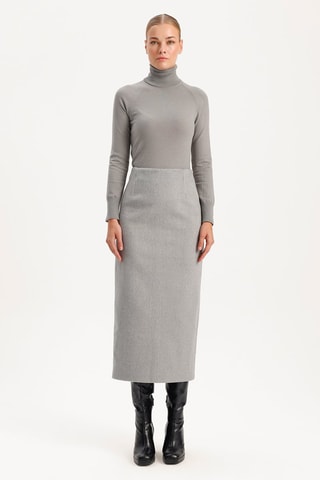 Saia justa - Cinzento