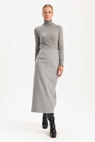 Saia justa - Cinzento