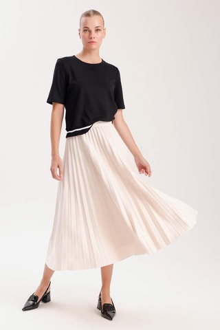 Saia plissada - Cru