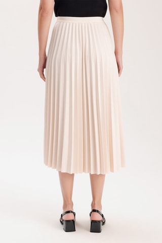 Saia plissada - Cru