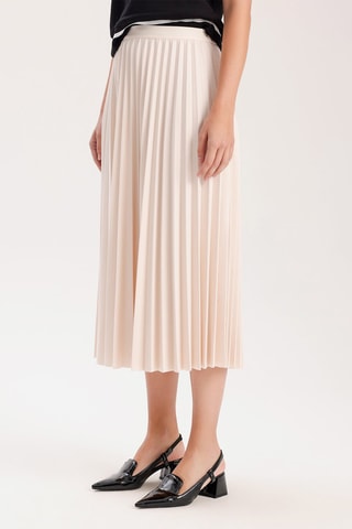 Saia plissada - Cru