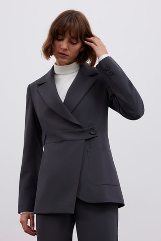 Blazer - Cinzento antracite