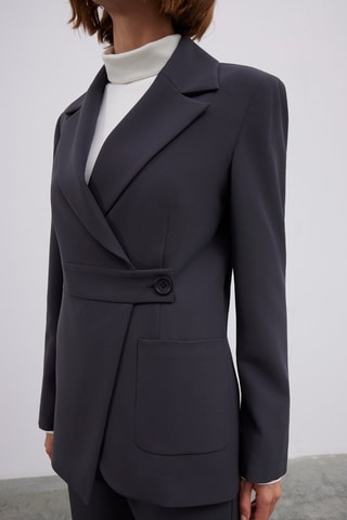 Blazer - Cinzento antracite