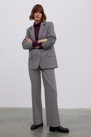 Blazer - Preto e branco