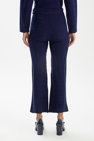 Calças 7/8 - Azul-marinho