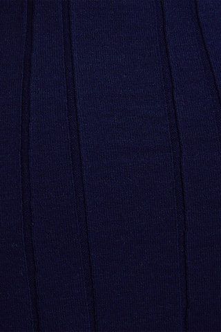 Saia midi - Azul-marinho