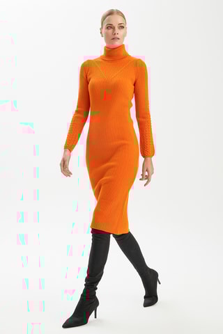 Vestido-camisola - Laranja