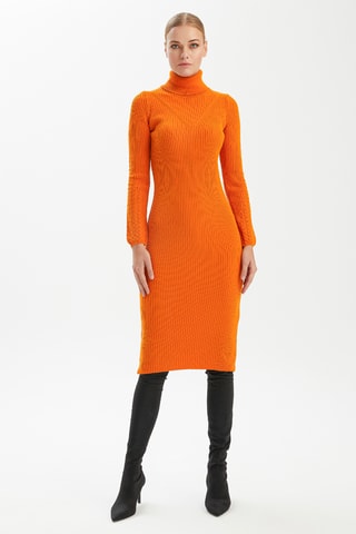 Vestido-camisola - Laranja