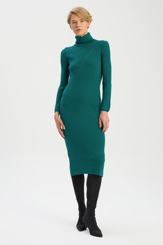 Vestido-camisola - Verde