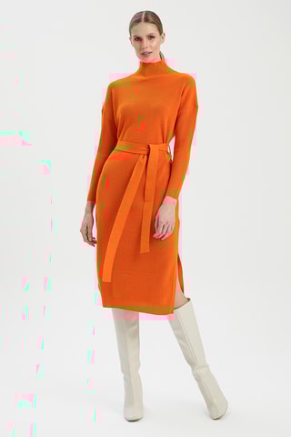 Vestido-camisola - Laranja