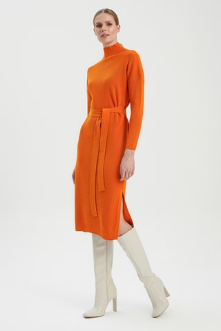 Vestido-camisola - Laranja
