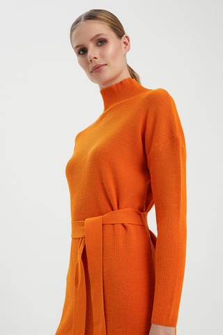 Vestido-camisola - Laranja