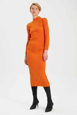 Vestido-camisola - Laranja