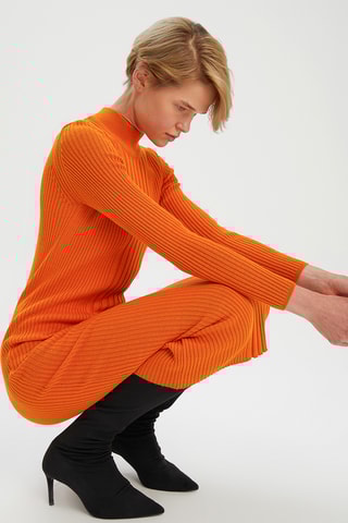 Vestido-camisola - Laranja