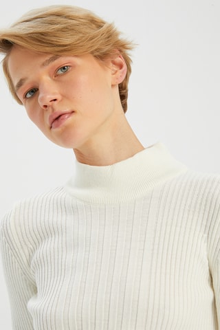 Vestido-camisola - Cru