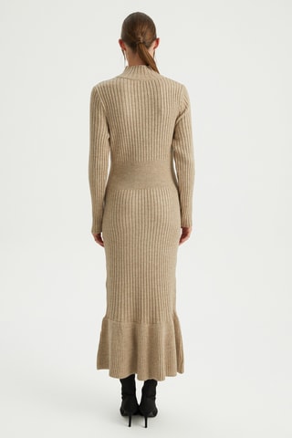 Vestido-camisola - Bege