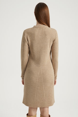 Vestido-camisola - Bege