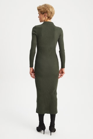 Vestido-polo - Caqui