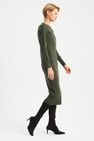 Vestido-camisola - Caqui