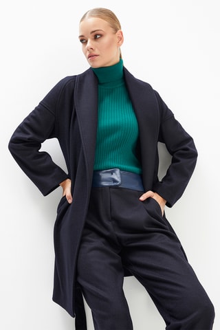 Sobretudo - Azul-marinho