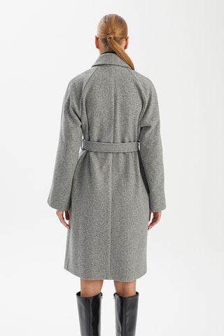 Sobretudo - Cinzento mesclado