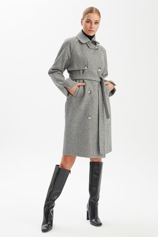 Sobretudo - Cinzento mesclado