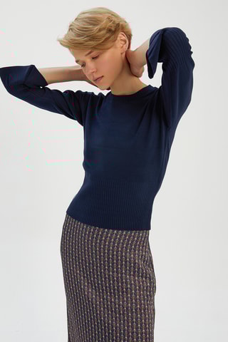 Camisola - Azul-marinho