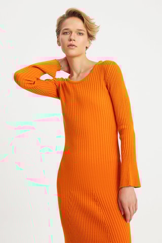 Vestido-camisola Laranja