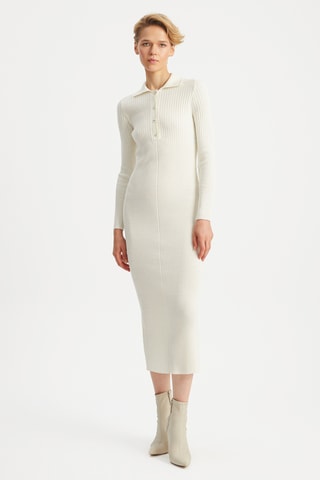 Vestido-camisola Cru