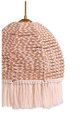 Lámpara de techo TM224 - Crudo y marrón claro